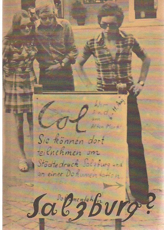 Salzburg ? 300 Passanten Notierten Skizzierten Beschrieben 