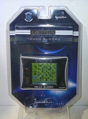 Einstein Touch Sudoku Excalibur Electronics Handheld Game NEW!