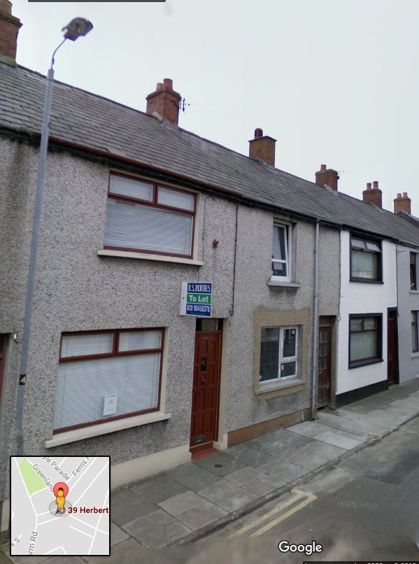 39 Herbert Avenue Larne BT40 1NL 2 Bed Gas in Larne, County Antrim