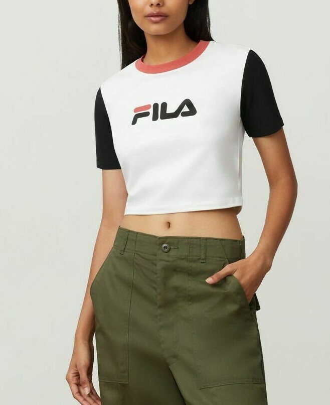 FILA - FILA Tシャツ　adidas ナイキ FILA Anna Crop Tee White Size L | eBay