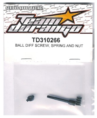 RC Team Durango TD310266 Ball Diff Screw Spring Nut DEX210 DESC210 DEST210R