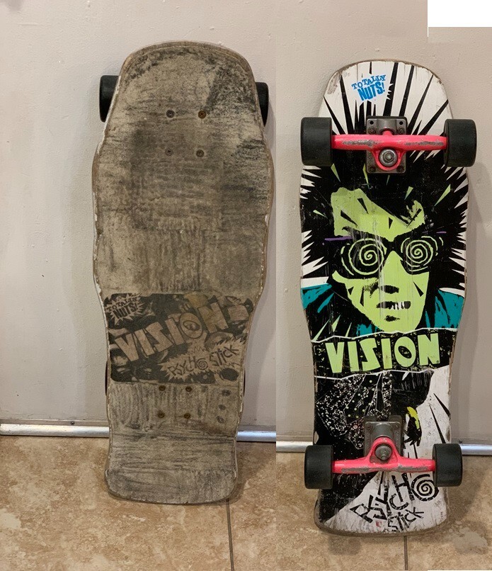 Vision Psycho Stick Reissue Skateboard Gull Wing Pro III