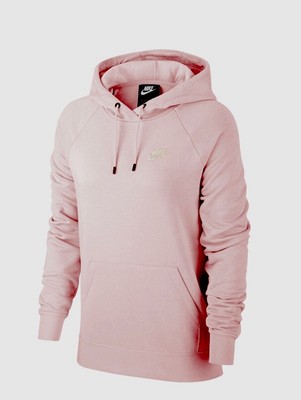 Nike fleece overhead hoodie cream sale