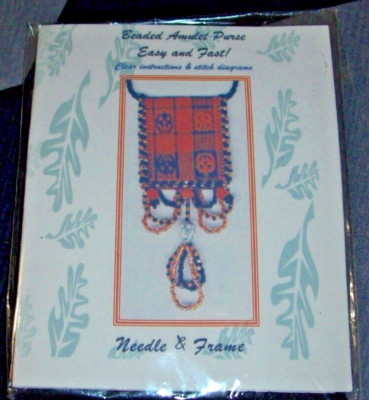 Needle & Frame Beading Kit ~ Amulet Purse  ~ Halloween Pumpkin Theme