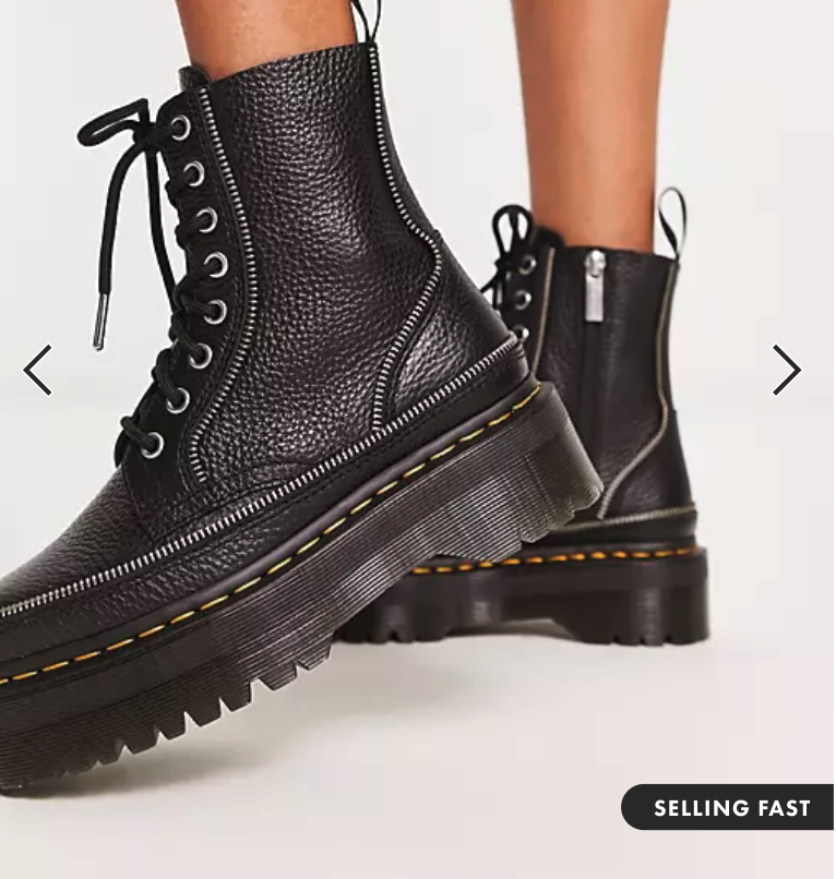 Dr. Martens Jadon 　3UKサイズ グレー Dr. Martens Jadon III Lace Up Boots | Free People