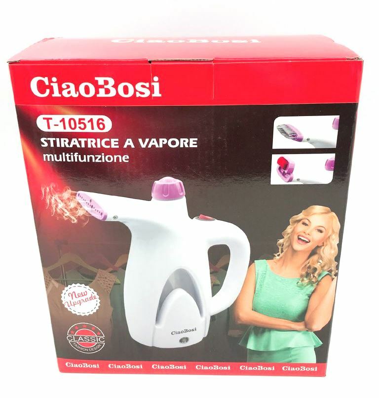 Stiratrice A Vapore Portatile 1100W Capacità 200ml T-10516 linq