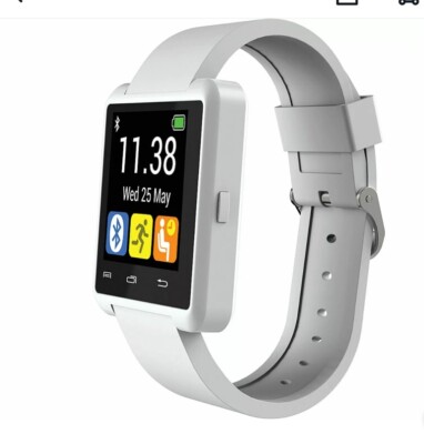 NEW SLIDE Smartwatch White Band SW100WH
