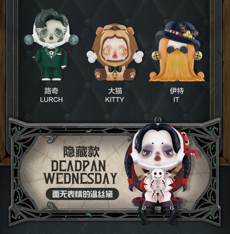 POP MART Skullpanda X The Addams Family Series Blind Box POP MART Skullpanda X The Addams Family Series Blind Box