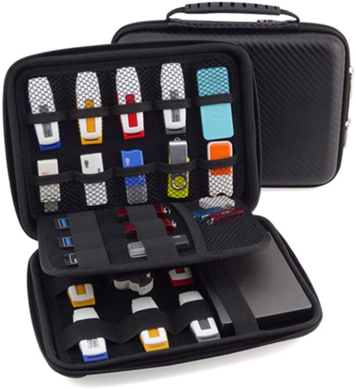 USB-Speicherstick Organizer Aufbewahrungs Tasche Case Organizer für USB Sticks