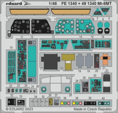 EDUARD  1/48 Aircraft- Mi8MT for ZVE  Painted  EDU491340