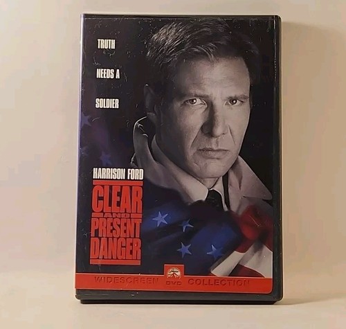 Clear and Present Danger (DVD, 2002, Checkpoint) Paramount USA with insert