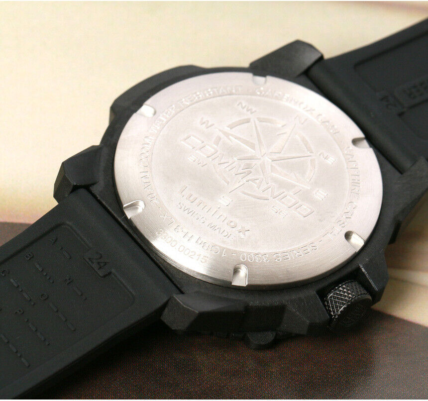 Pre-owned Luminox Original  3301 Commando Frogman Quartz Watch Men's Diver 200m Swiss Made
