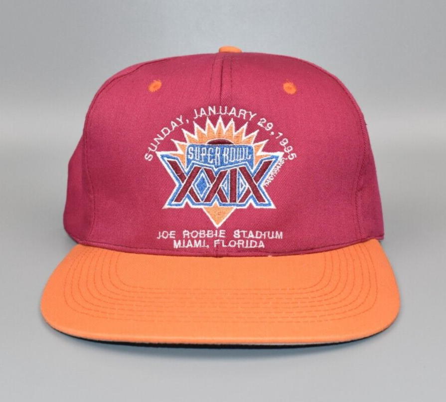 【2025年】お歳暮ギフト Bowl Super NFL Vintage XXIX Cap Fitted Fit Stretch Era New キャップ