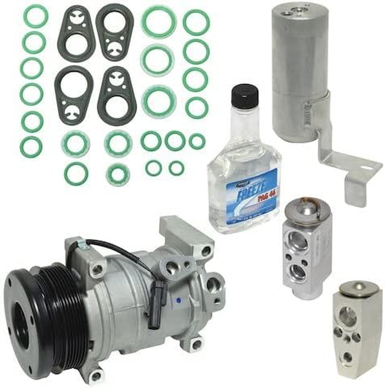 A/C Compressor Kit for 2008-2010 Chrysler Town and Country With Rear AC