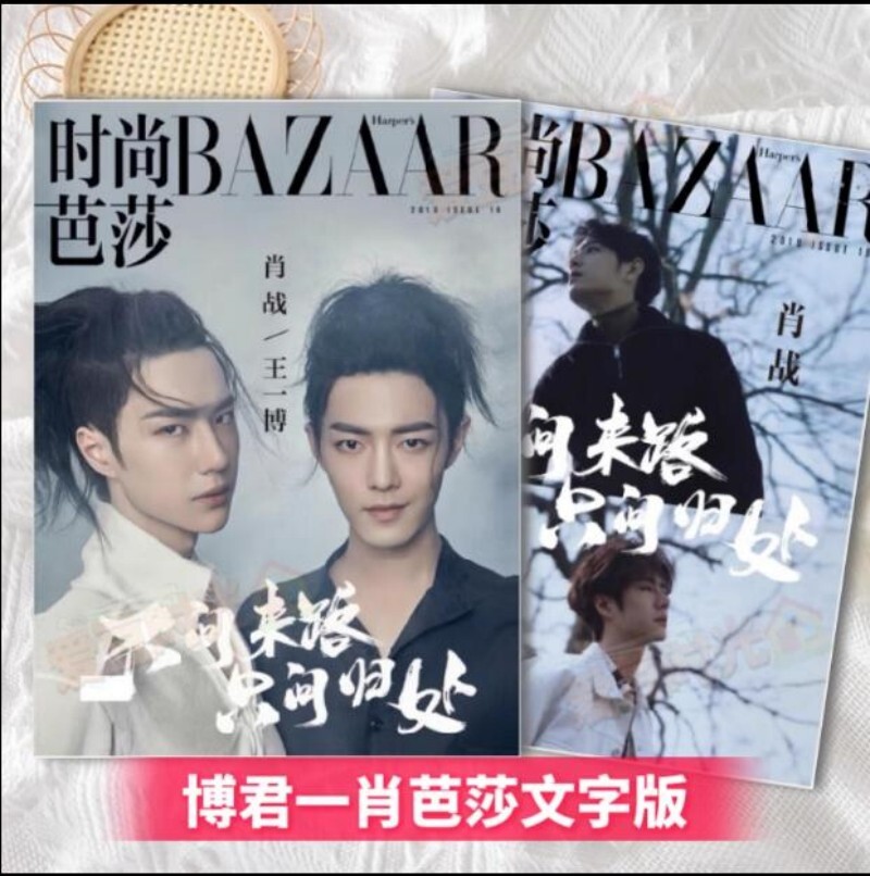 博君一肖Xiao Zhan Wang Yibo 肖战王一博Magazine photo gift | eBay