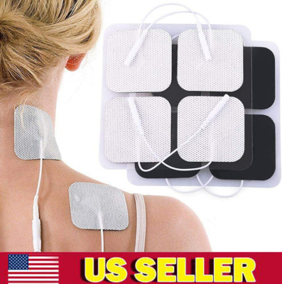 2x2 Inches Pads 40 Pcs Wired Self-Adhesive Electrodes Premium Replacement Pads