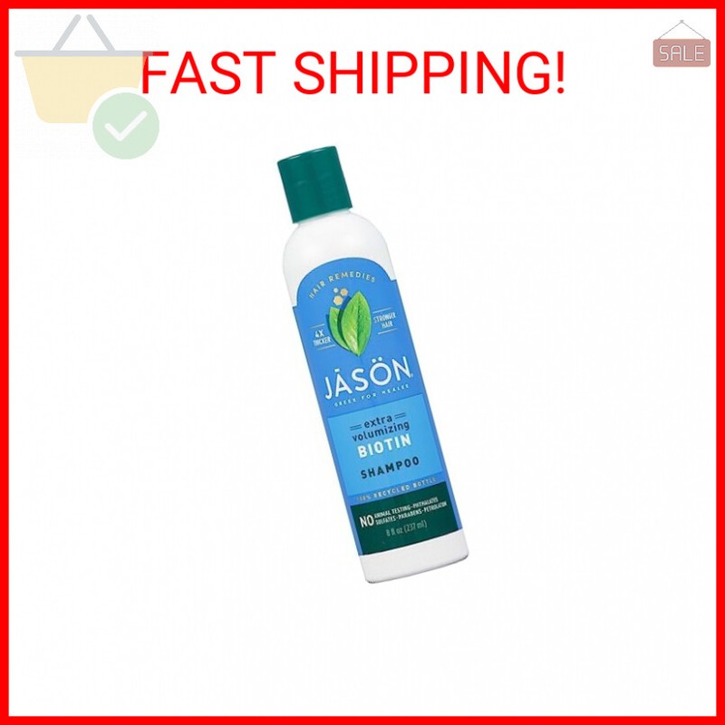 Jason Thin-to-Thick Extra Volume Shampoo, 8 oz. (Packaging May Vary)