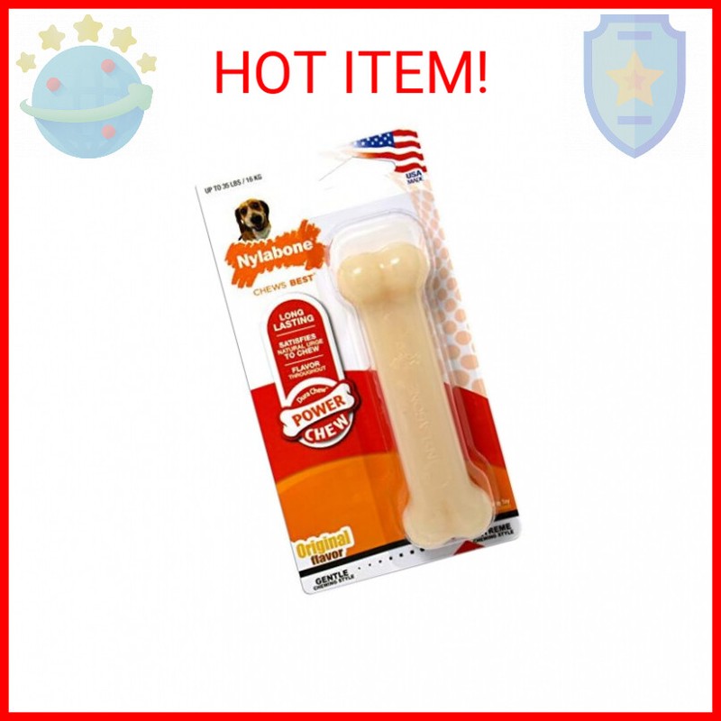 Nylabone Power Chew Flavored Durable Chew Toy for Dogs Origi