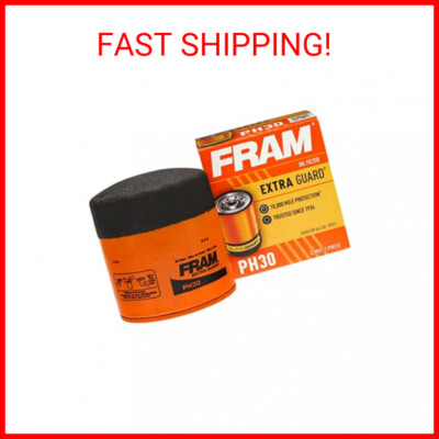 FRAM Extra Guard PH30, 10K Mile Change Interval Spin-On Oil 