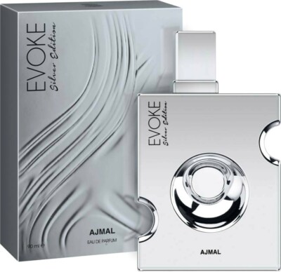 AJMAL EVOKE SILVER EDITION EAU DE PARFUM SPRAY FOR MEN 3.0 Oz / 90 ml BRAND NEW!