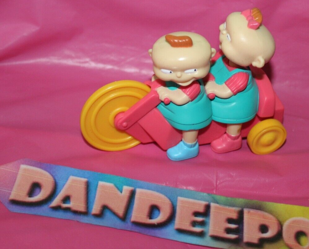 Burger King Kids Meal Rugrats Movie Twins Phil And Lil On Bike Nickelodeon Toy