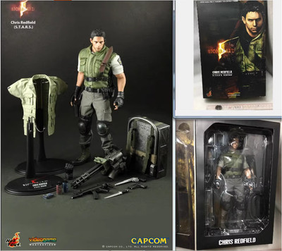 NEW Hot Toys 1/6 VGM09 Resident Evil Bio Hazard Chris Redfield Action Figure