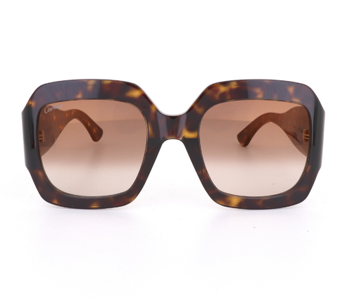 CARTIER CARTIER CT0434S-002 HAVANA SUNGLASSES