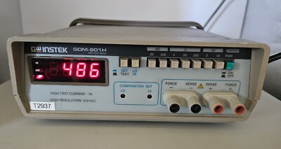 GW INSTEK GOM-801H Milli-Ohm Meter 
