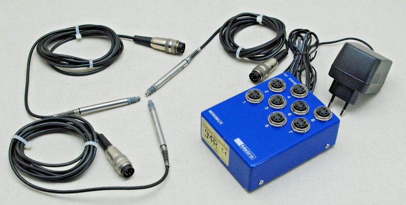 Lot Multiplexeur + 3 Capteur Palpeur De Mesure Comparateur Metro ( Ze163 )