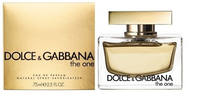 Dolce & Gabbana The One 2.5 oz Spray Eau De Parfum Women's New & Sealed In Box