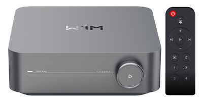 Wiim Amp Space Gray Wifi Streaming Home Audio 120w x 2 Amplifier Receiver w/HDMI