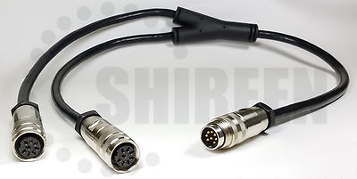 2ft AISG RET control Y splitter cable 1 meter ATCB-B01-Y-C30 male female US made