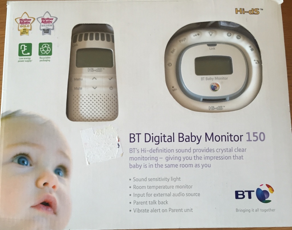 BT Digital Baby Monitor 150. Collect Seaham or Sunderland. in Seaham