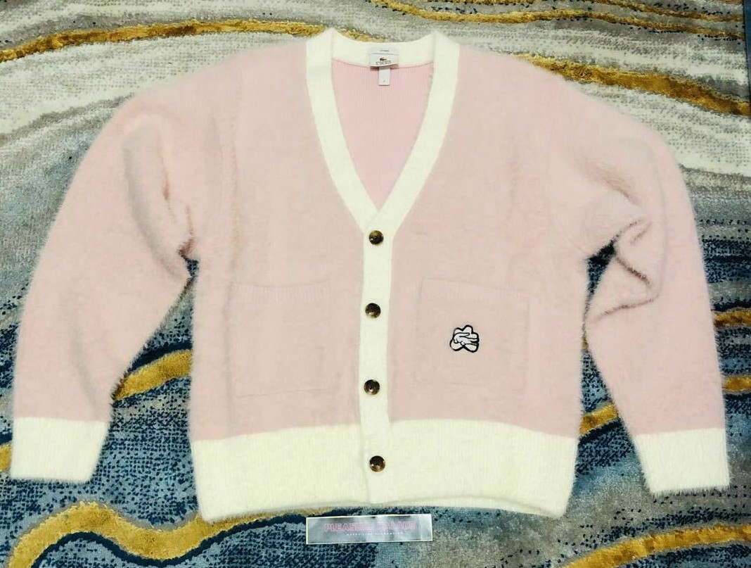LACOSTE X GOLF LE FLEUR PINK CARDIGAN | Inox Wind