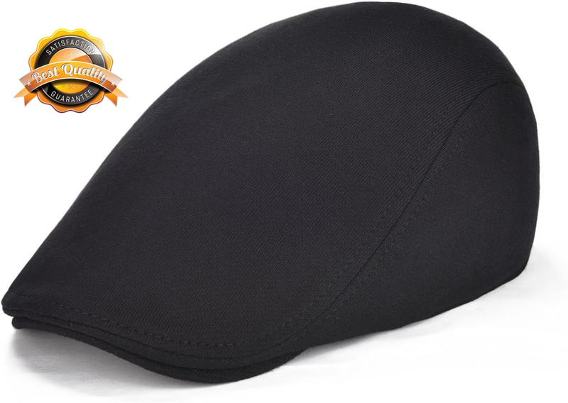 Men's Cotton Flat Ivy Gatsby Newsboy Driving Hat Cap Adjustable Hunting