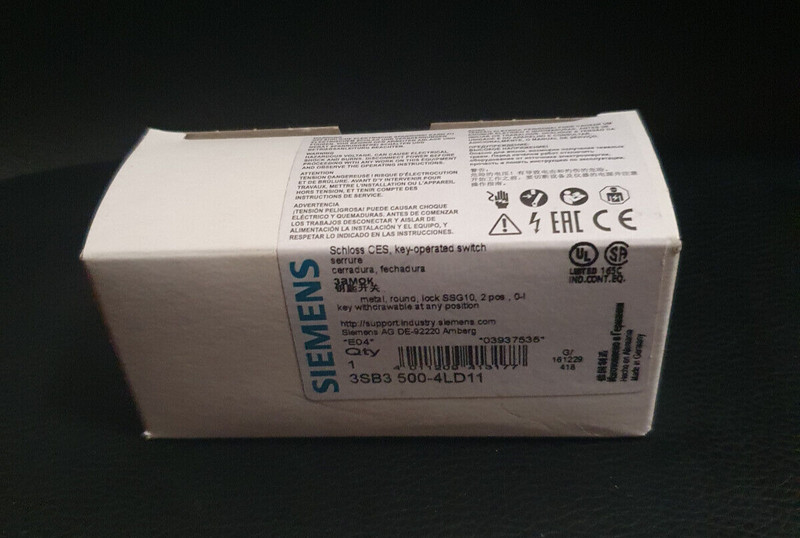 Siemens 3sb3500-4ld11 Schloss Ces - *Neu* In Ovp