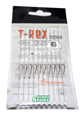 AMI LEGATI TROTA N 6 KH 10105 FILO 0,16 MT 2,30 T-REX VINCENT PESCA LAGO FIUME
