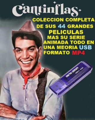 CANTINFLAS COLECCION COMPLETA DE SUS 44 PELICULAS Y SU SERIE ANIMADA 