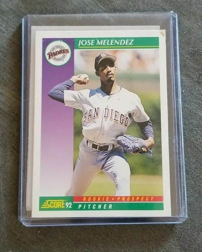 1992 Score San Diego Padres Baseball Card #397 Jose Melendez