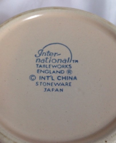 International Tableworks Habersham Country Creamer & Covered Butter Stoneware