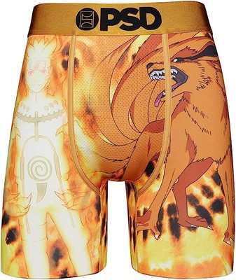 

Мужские трусы-боксеры PSD Naruto 9 Tails Tie Die, Yellow/naruto 9 tails, Boxer Briefs