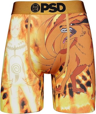 

Мужские трусы-боксеры PSD Naruto 9 Tails Tie Die YELL-S, Yellow/naruto 9 tails, Boxer Briefs