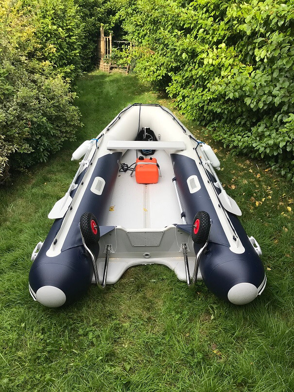 2018 Honda Honwave T38 Inflatable Boat with 20 HP Honda Outboard and trailer in Holywood