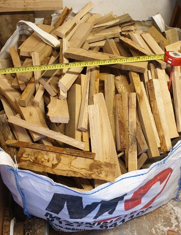 firewood, kindling, fire wood Oak offcuts, log burner in Cleckheaton