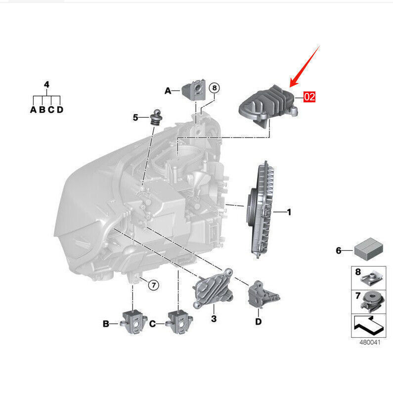 RED Angel Eyes DRL Adaptive LED Module For F80 M3 F82 F83 M4 LCI 2018 2019 2020