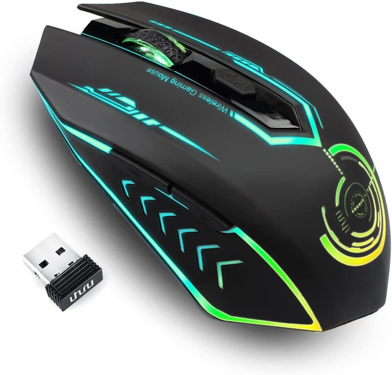 Up To 10000 Dpi, Rechargeable Usb Wireless Mouse Wit