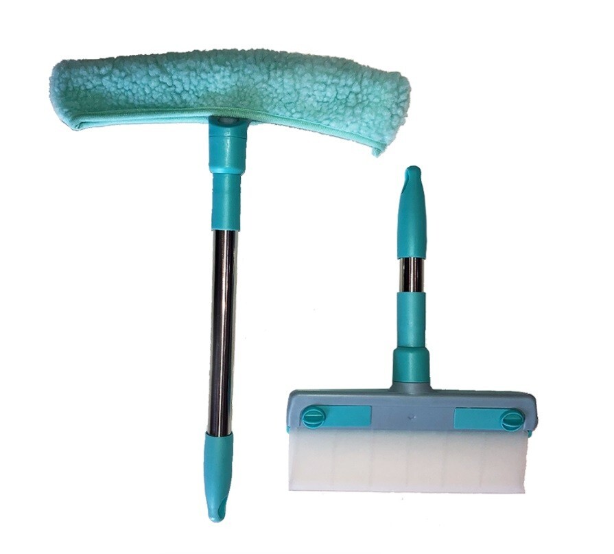 Tergivetro Multifunzione Lavavetri Finestre Manuale Piastrelle Con Manico reb 1