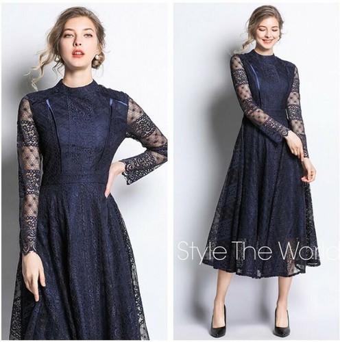 【限定値下げ中✨】AMERI SCALLOP LACE EMPIRE DRESS Ameri VINTAGE - SCALLOP LACE EMPIRE DRESSの通販 by