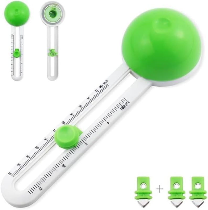 Circular Paper Cutter, Rotary Circle Cutter Cut Paper Trimmer Scrapbooking Tool
