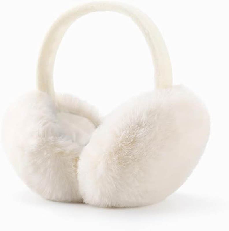 Ear Muffs for Women Plush Winter Girls Earmuffs Fluffy Adjustable Ear Cute Cover